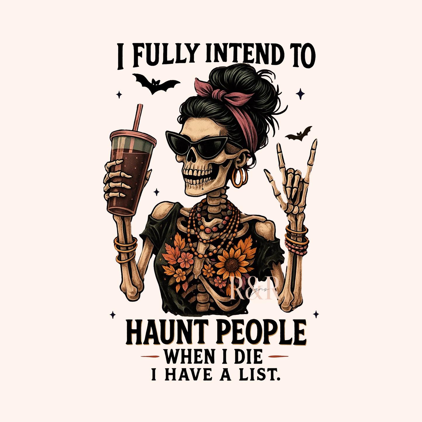 I Fully Intend to Haunt People - DTF PRINT ONLY