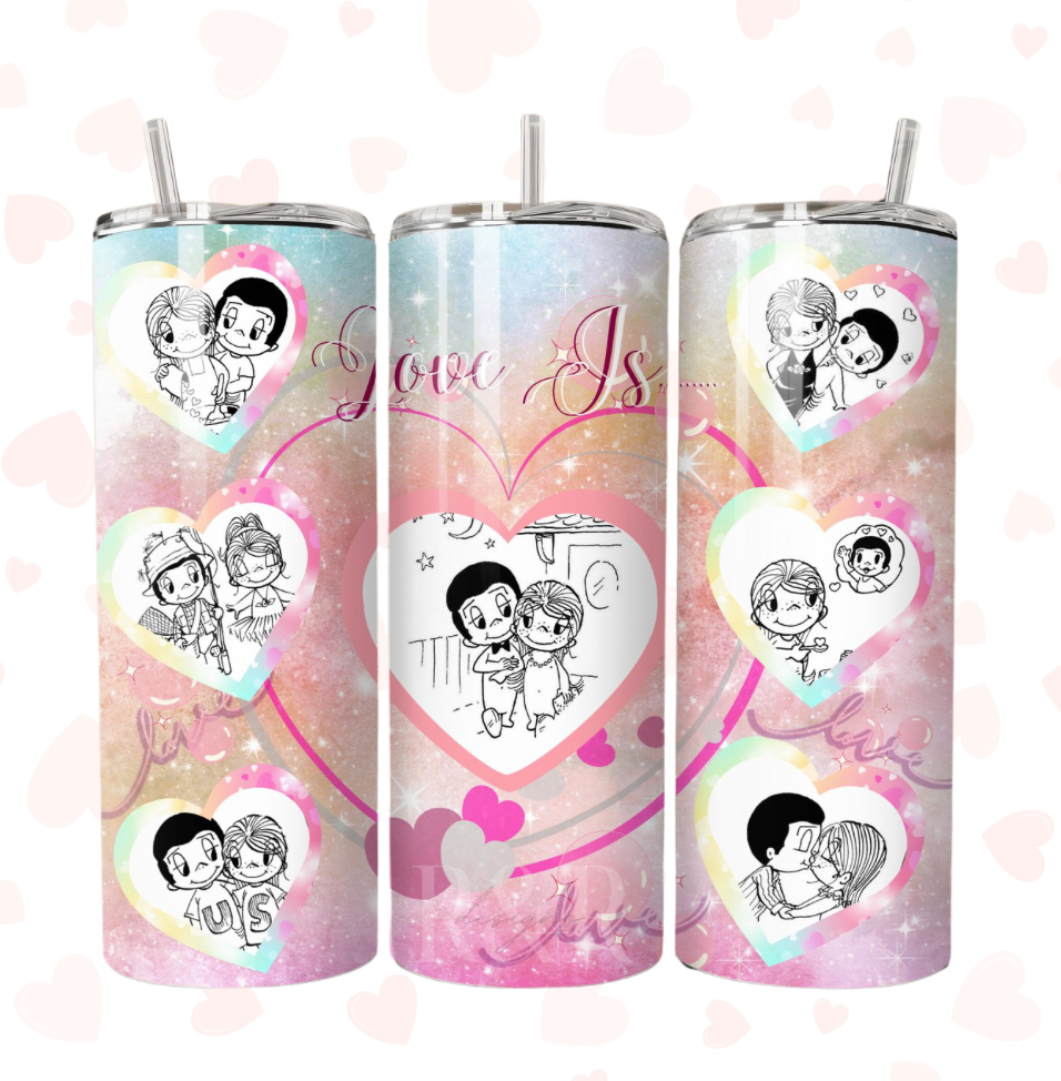 Love is heart Tumbler