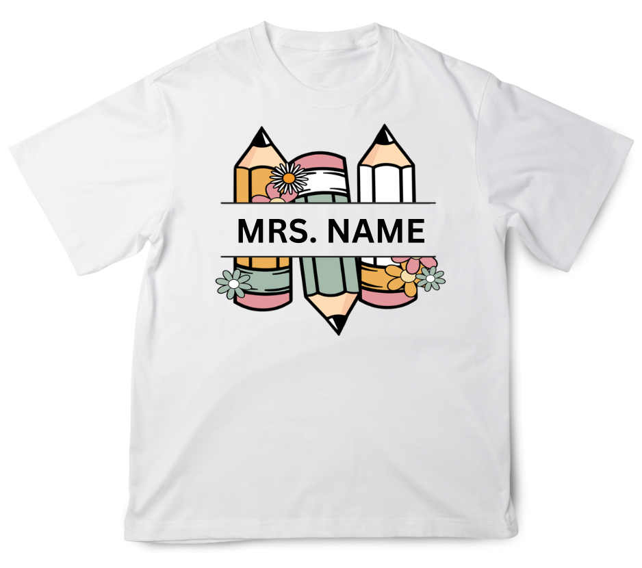 PERSONALIZED Teacher T-shirt