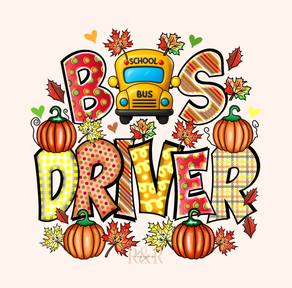 Bus Driver Pumpkin
