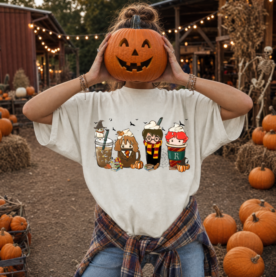 HP Wizard Fall Coffee Tee