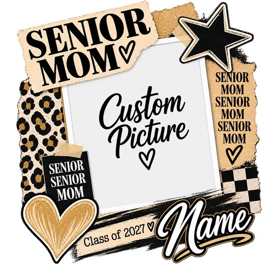 Senior 2027 Custom Photo Shirt