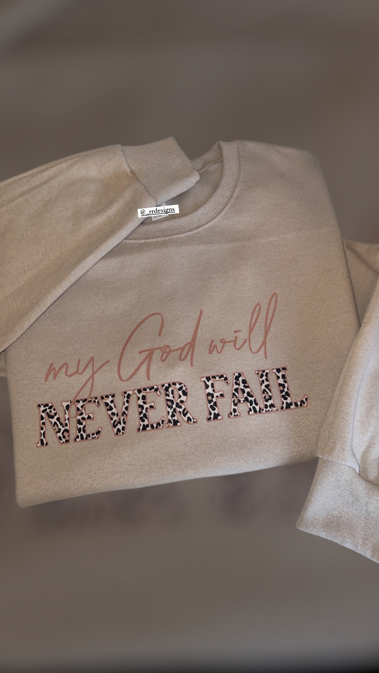 My God Will Never Fail