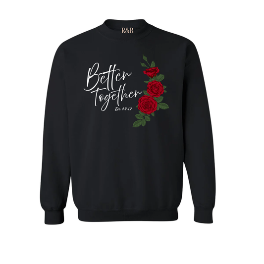 Better Together Crew Neck - white
