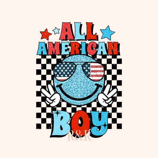 All American Boy - DTF PRINT ONLY