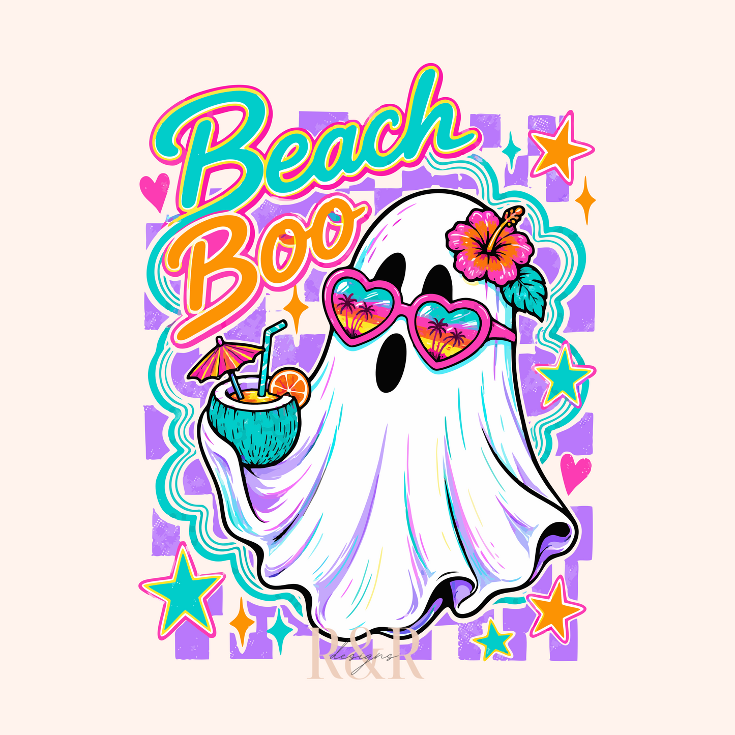 Beach Boo - DTF PRINT ONLY