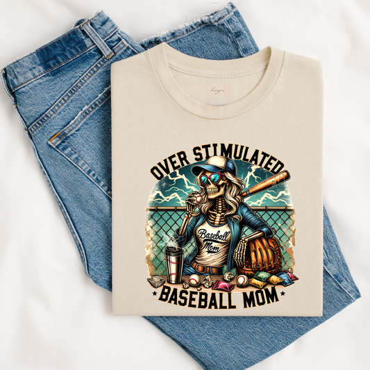 Over Stimulated Baseball Mom