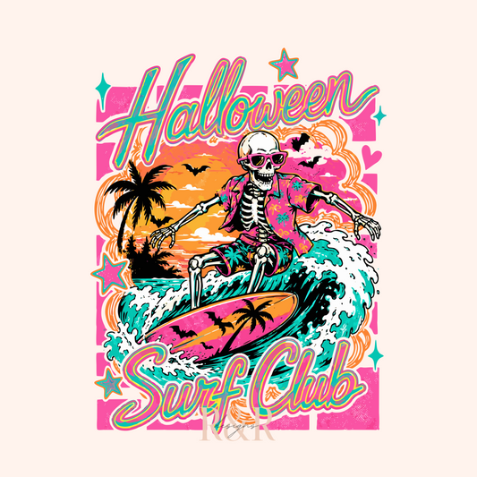 Halloween Surf Club - DTF PRINT ONLY