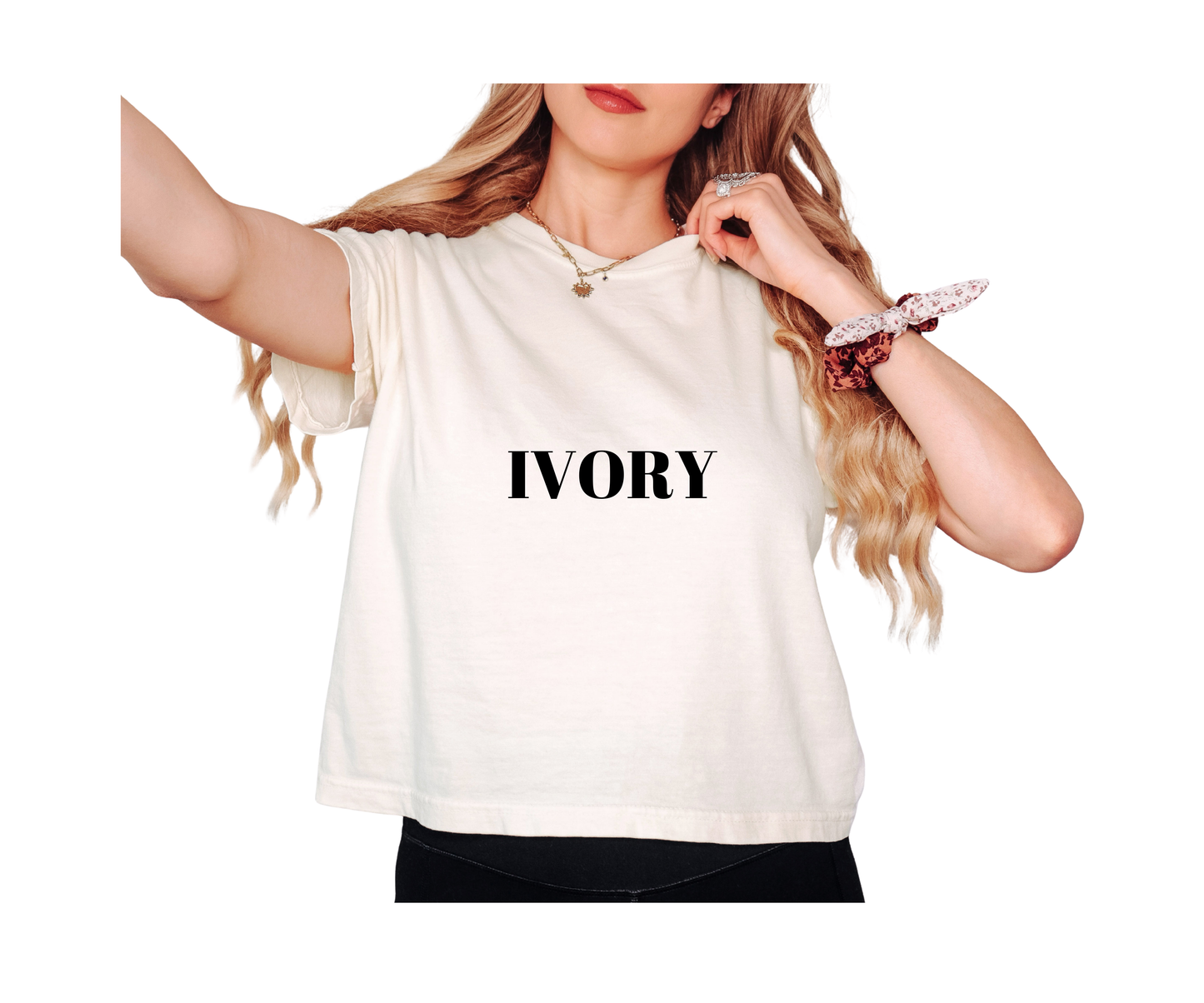 Woman Boxy Crop Tee