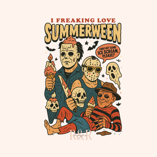 I Freaking Love Summerween - DTF PRINT ONLY