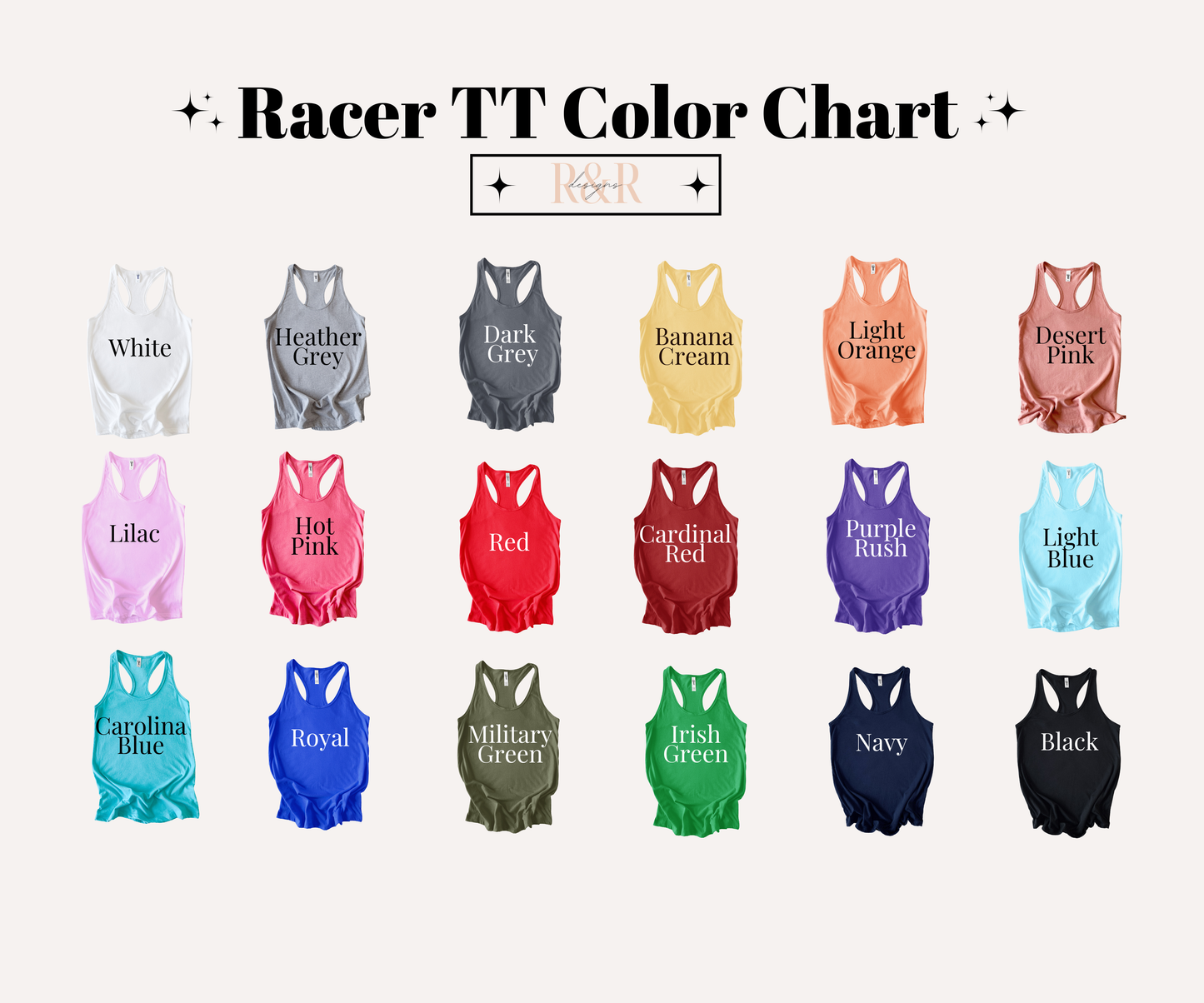 Make Your Own Racer Tank Top (Adult)
