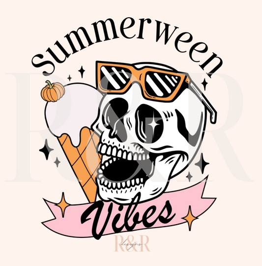 Summerween Vibes DTF Transfer (RTS)