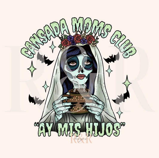 Cansada Moms Club DTF Transfer (RTS)
