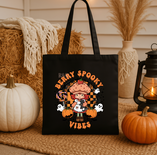 Berry Spooky Vibes Tote Bag