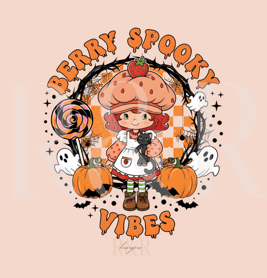 Berry Spooky Vibes DTF Transfer (RTS)