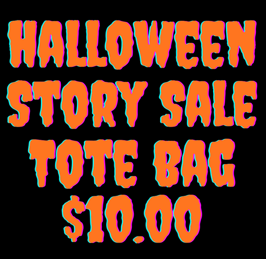 Halloween Story Sale Tote Bag