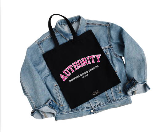 Authority Tote Bag (pink)