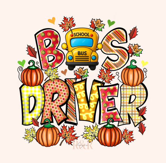 Bus Driver Pumpkin