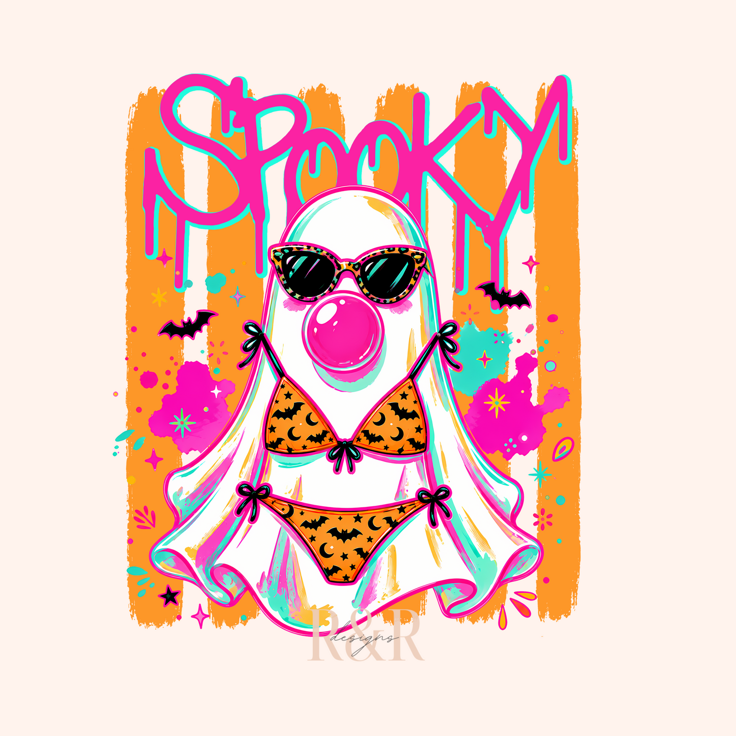 Spooky Sexy Ghost - DTF PRINT ONLY