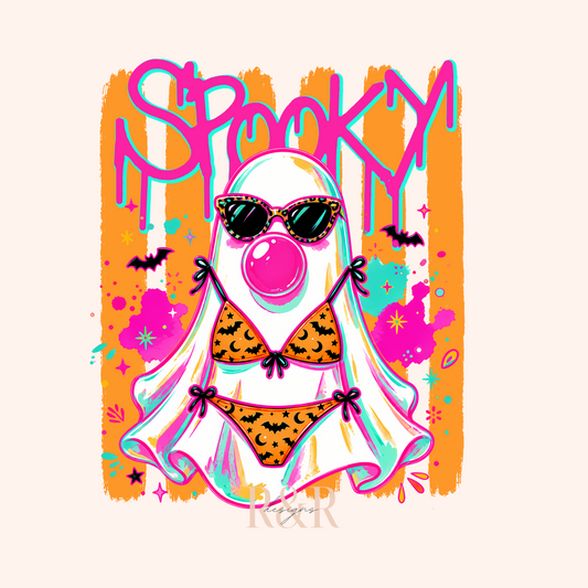 Spooky Sexy Ghost - DTF PRINT ONLY
