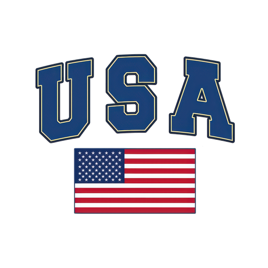 Blue USA Flag - DTF PRINT ONLY