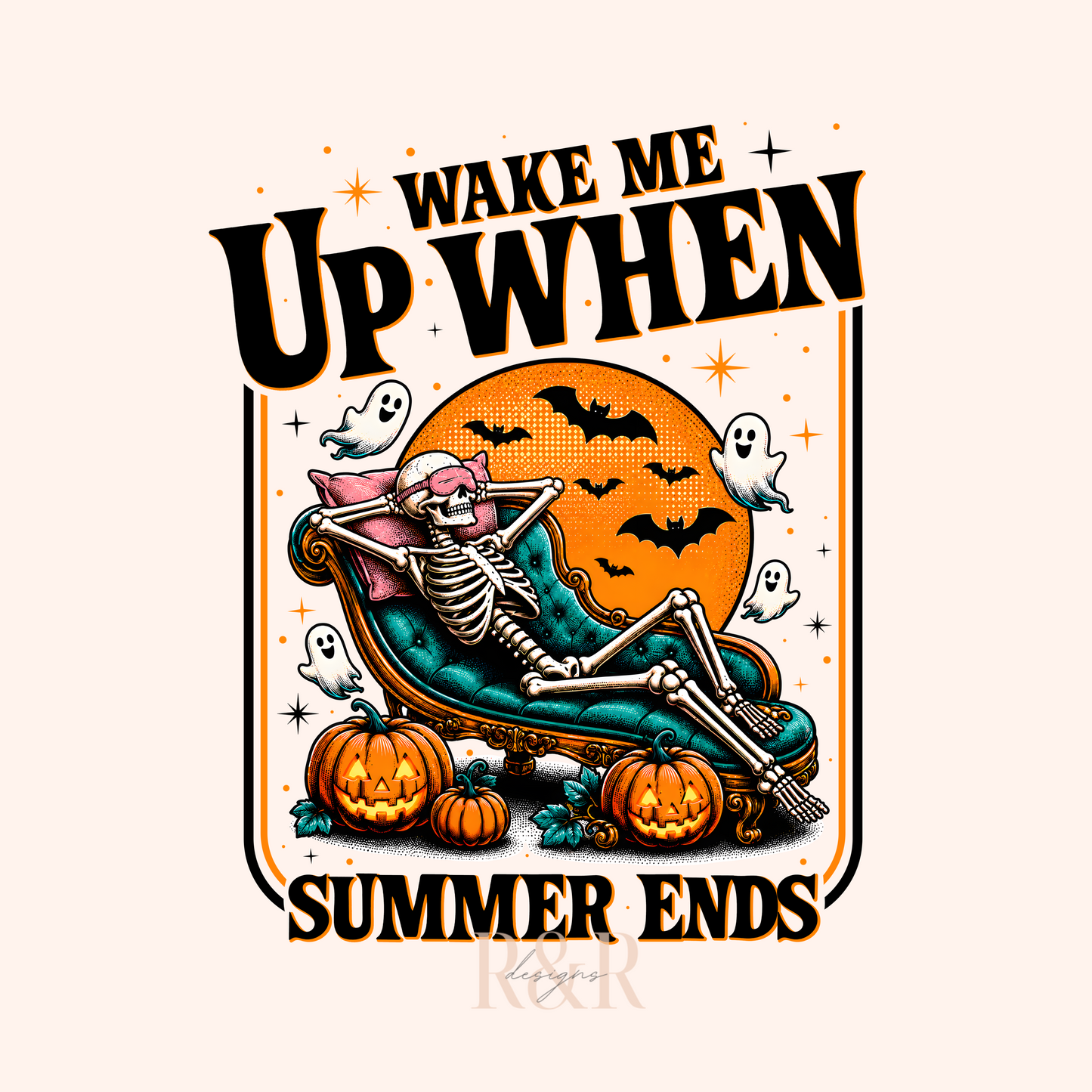 Wake Me Up When Summer Ends - DTF PRINT ONLY